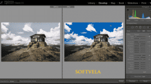 Adobe Photoshop Lightroom full screen and matching