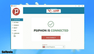 Psiphon 3 free full version main screen