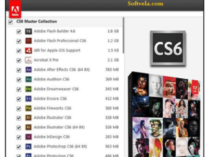 all the products that master collection cs6 contains
