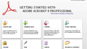 Getting started with adobe acrobat 8 pro
